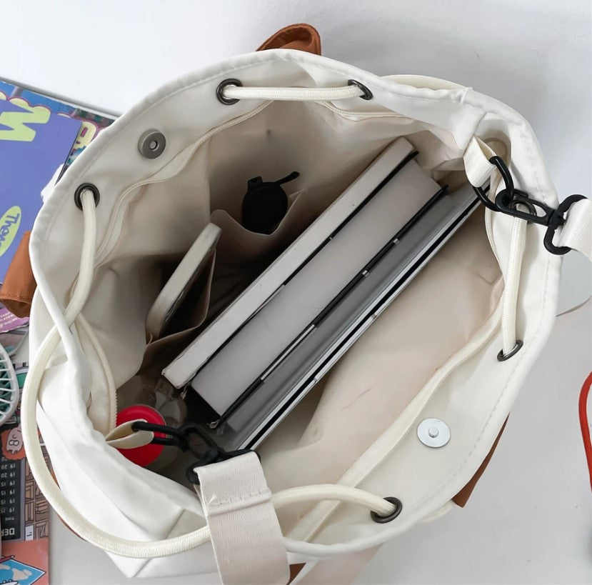 ANA - Sac à Main de Cours Bandoulière en Tissu