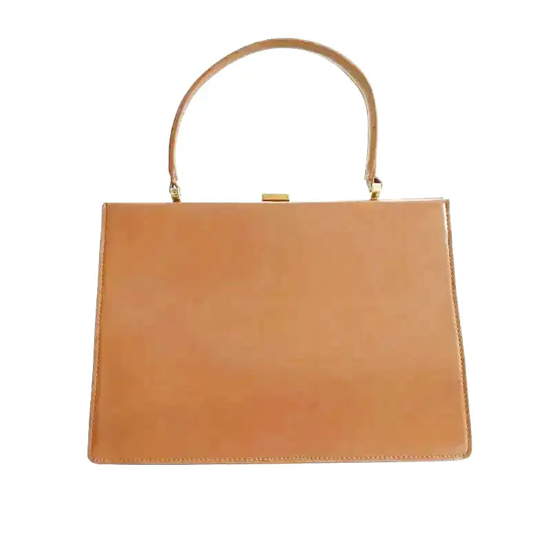 ANGIE - Sac à Main Cuir Lisse vintage