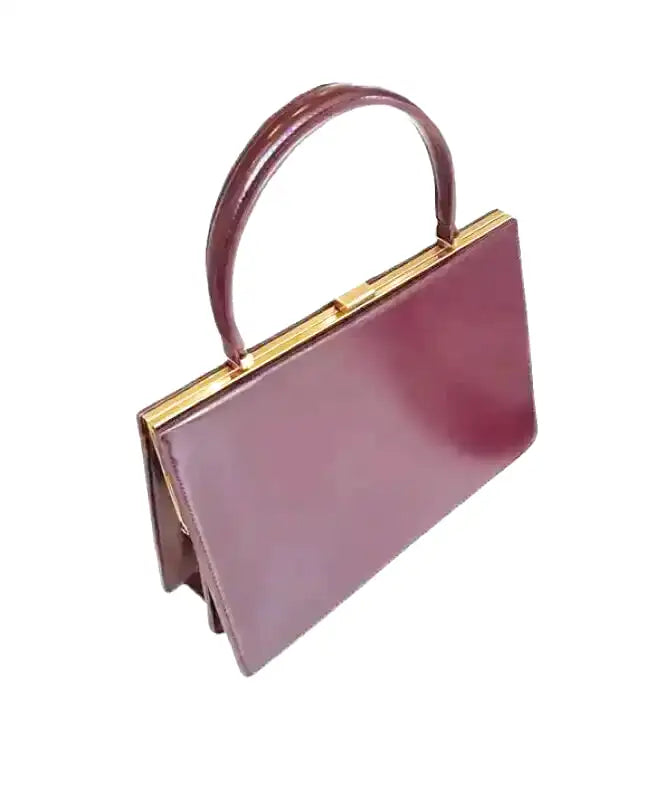 ANGIE - Sac à Main Cuir Lisse vintage