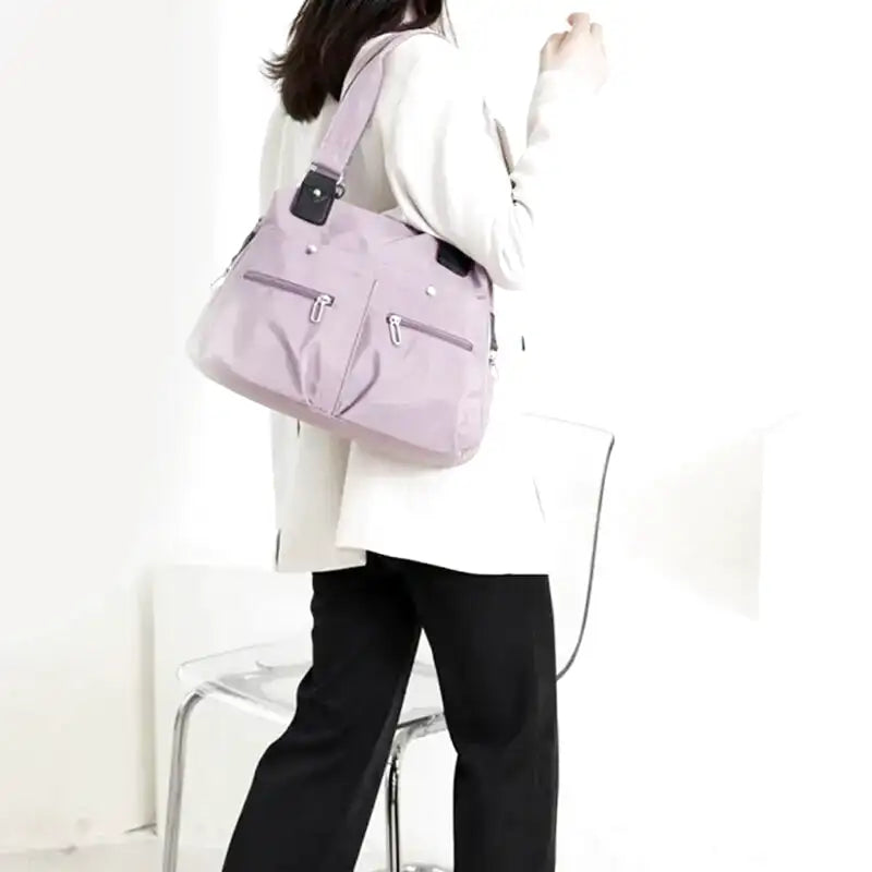 BEATRIZ - Sac à Main de Cours Foure-Tout Multi-Poches