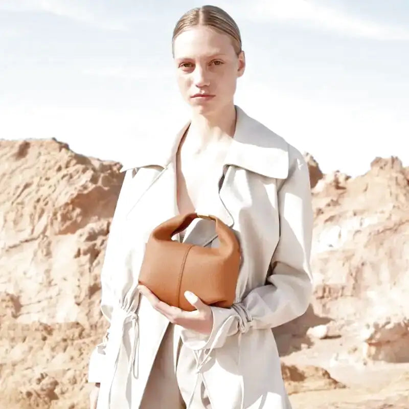 CAMÉLIA - Petit Sac à Main Chic en Cuir Bandoulière