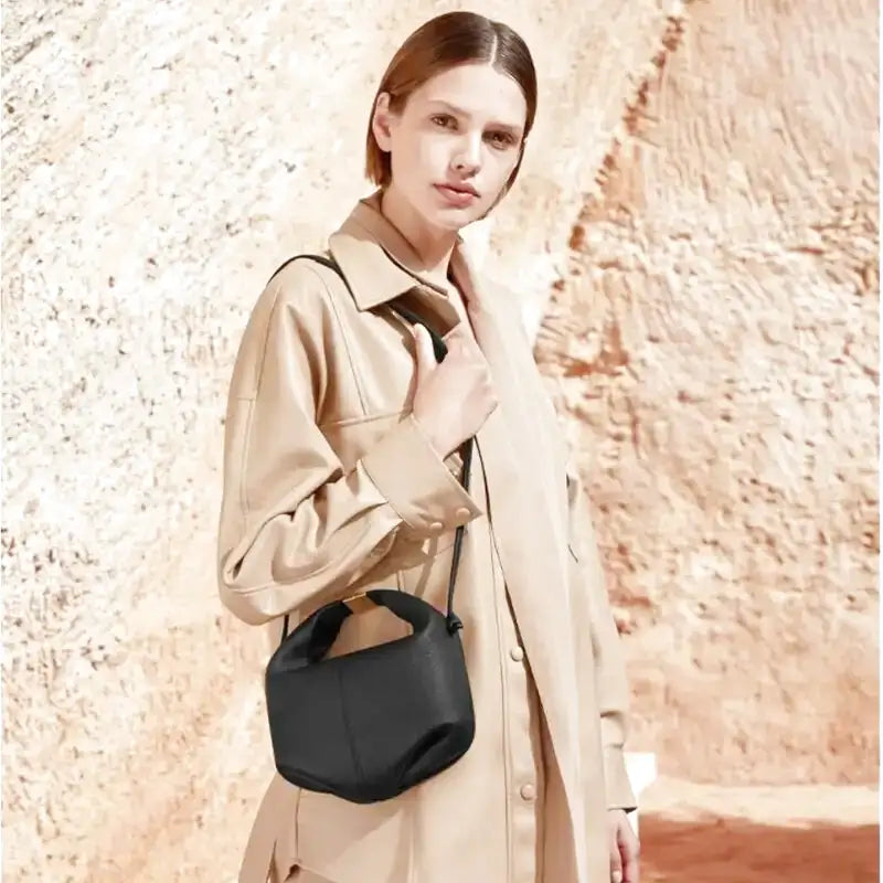 CAMÉLIA - Petit Sac à Main Chic en Cuir Bandoulière
