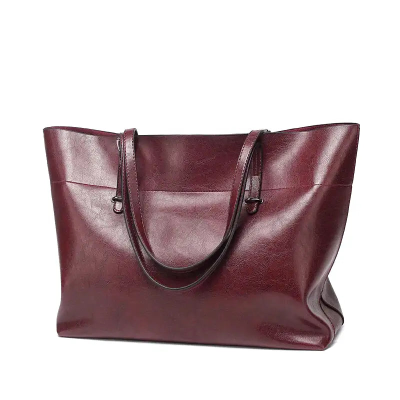 CATARINA - Sac à Main de Cours en Cuir Lisse