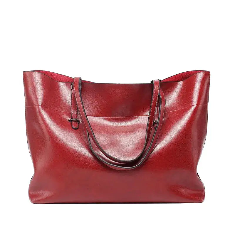 CATARINA - Sac à Main de Cours en Cuir Lisse