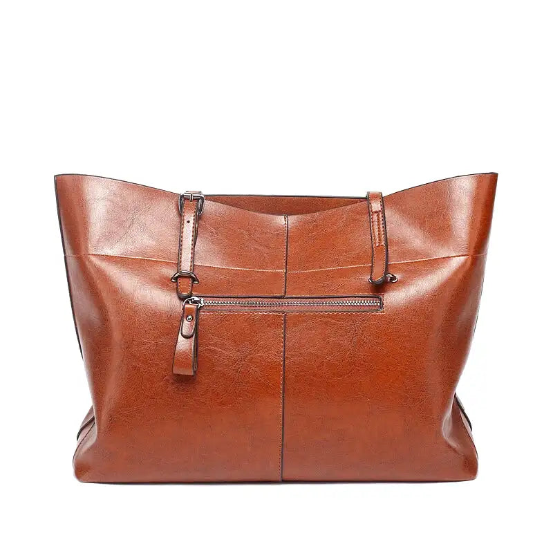 CATARINA - Sac à Main de Cours en Cuir Lisse