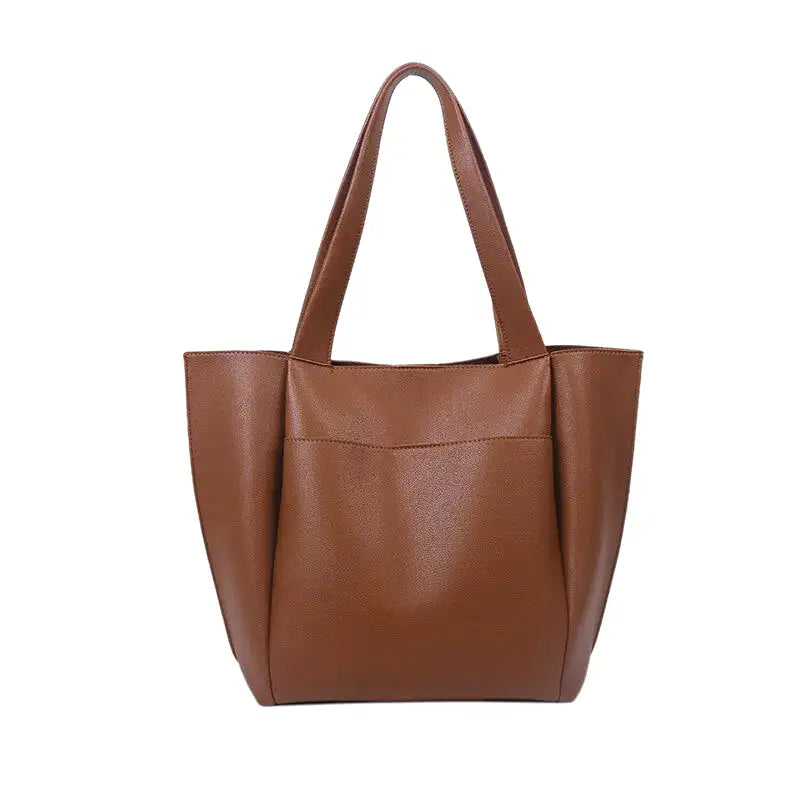 DIANA - Grand Sac à Main de Cours en Cuir Souple