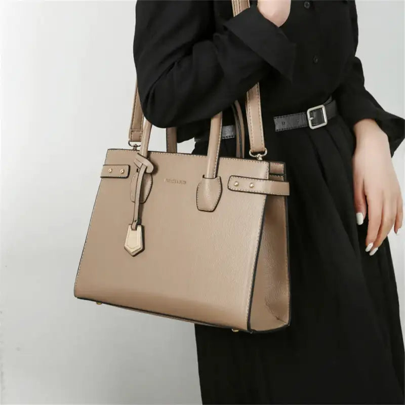 ESTRELLA - Sac a Main Rectangulaire Bandouliere en Cuir
