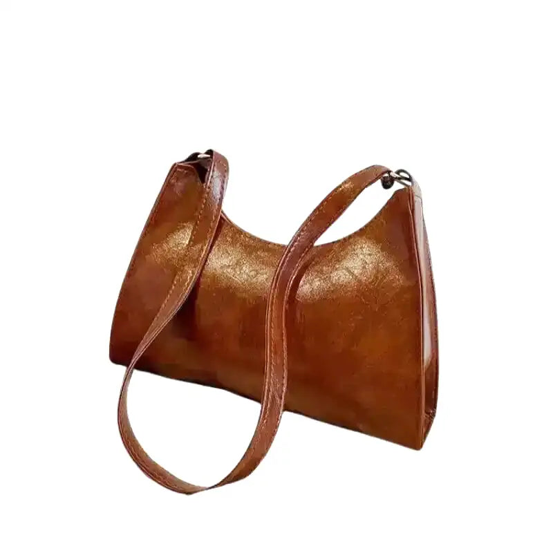 ÈVE - Sac à Main Cuir Solide Vintage