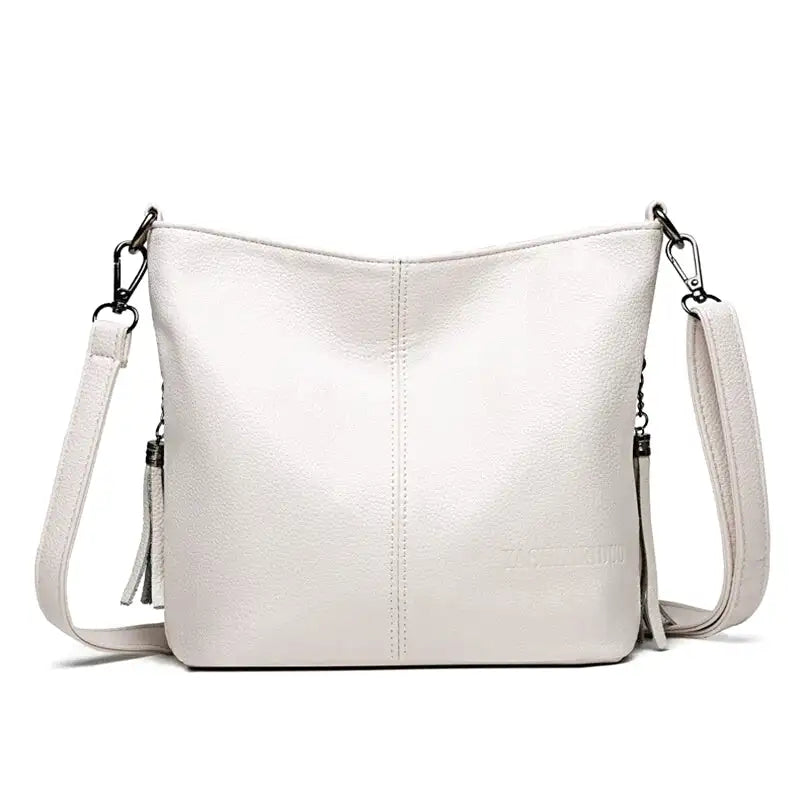 IVETTE - Sac à Main Bandoulière en Cuir Rigide