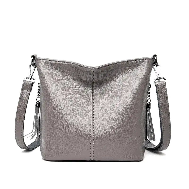 IVETTE - Sac à Main Bandoulière en Cuir Rigide