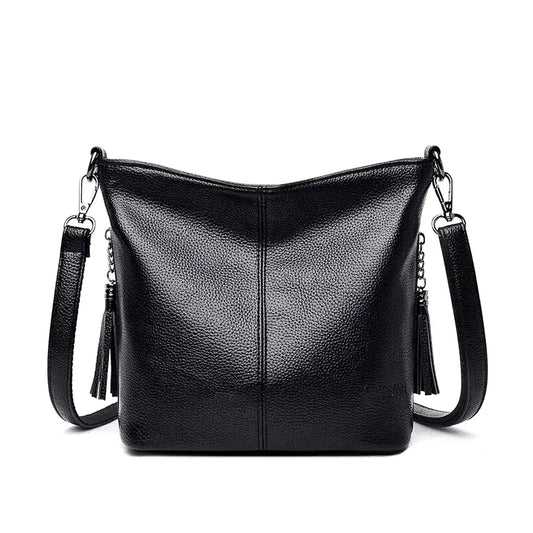 IVETTE - Sac à Main Bandoulière en Cuir Rigide