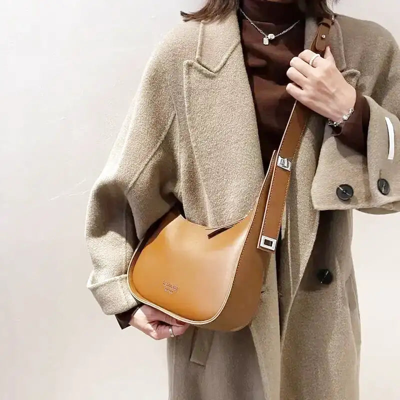 JULIE - Sac à Main Bandoulière en Cuir Souple