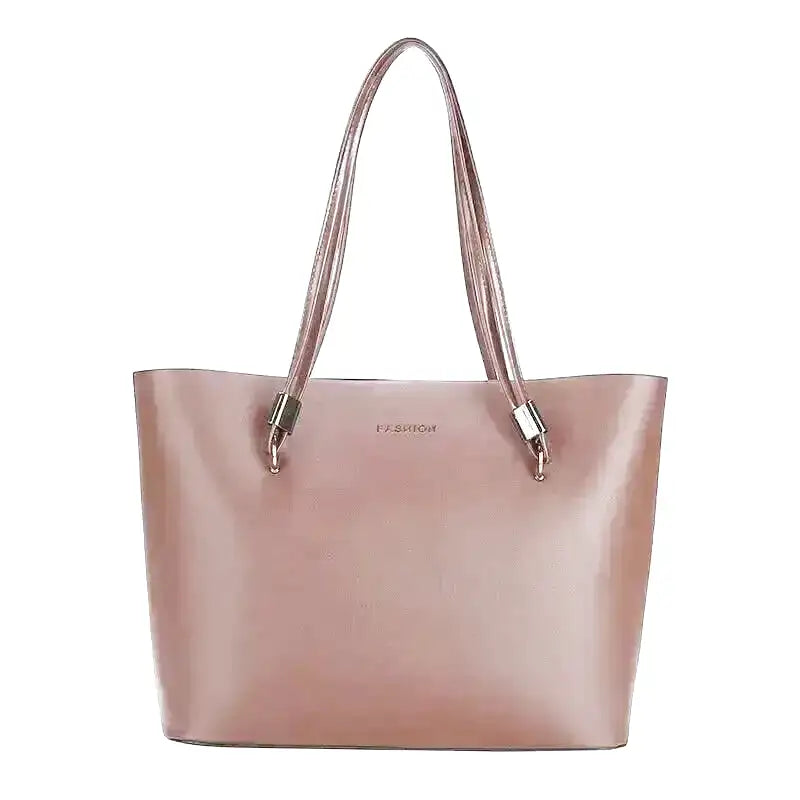 LÉA - Grand Sac à Main Cuir Souple Cabas