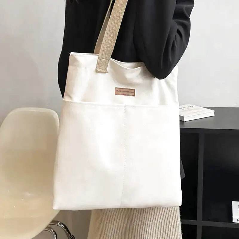 MARTINA - Sac à Main Cabas en Tissu Rigide