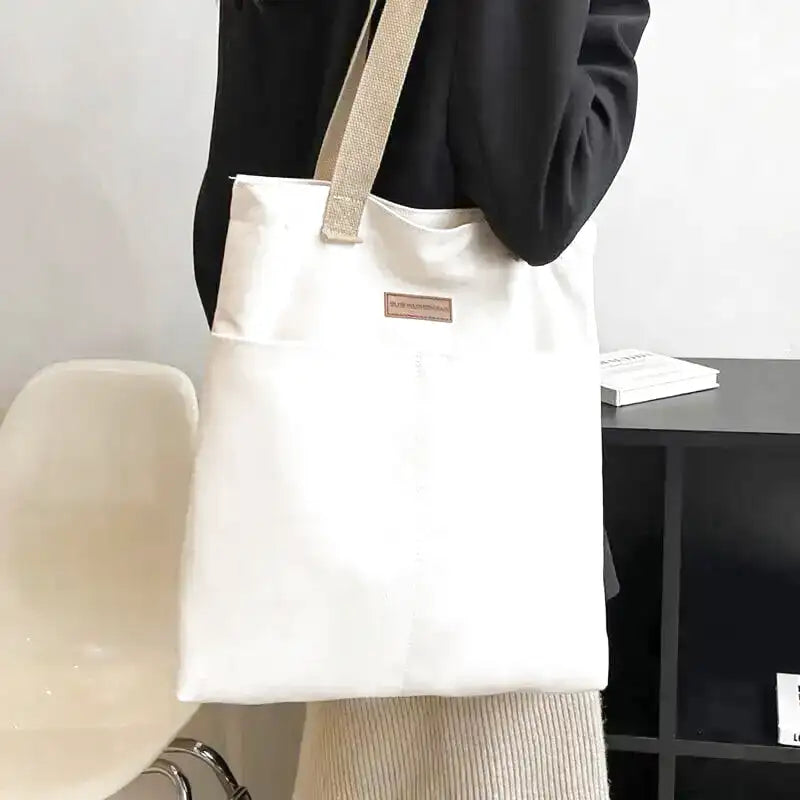 MARTINA - Sac à Main Cabas en Tissu Rigide