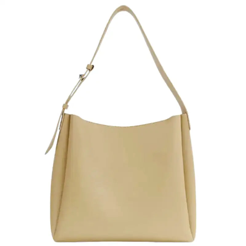 MELPOMENE - Sac à Main Epaule Grande Capacité en Cuir avec Pochette