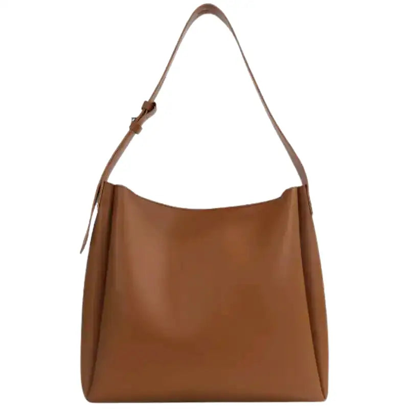 MELPOMENE - Sac à Main Epaule Grande Capacité en Cuir avec Pochette