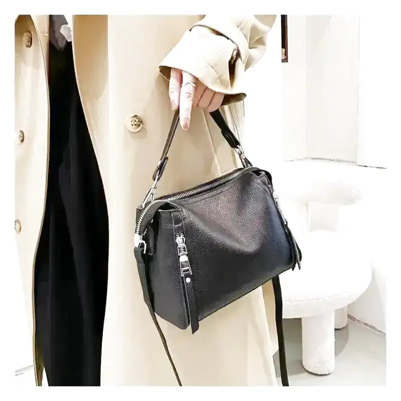 SOFIA - Sac à Main Bandoulière en Cuir Grainé