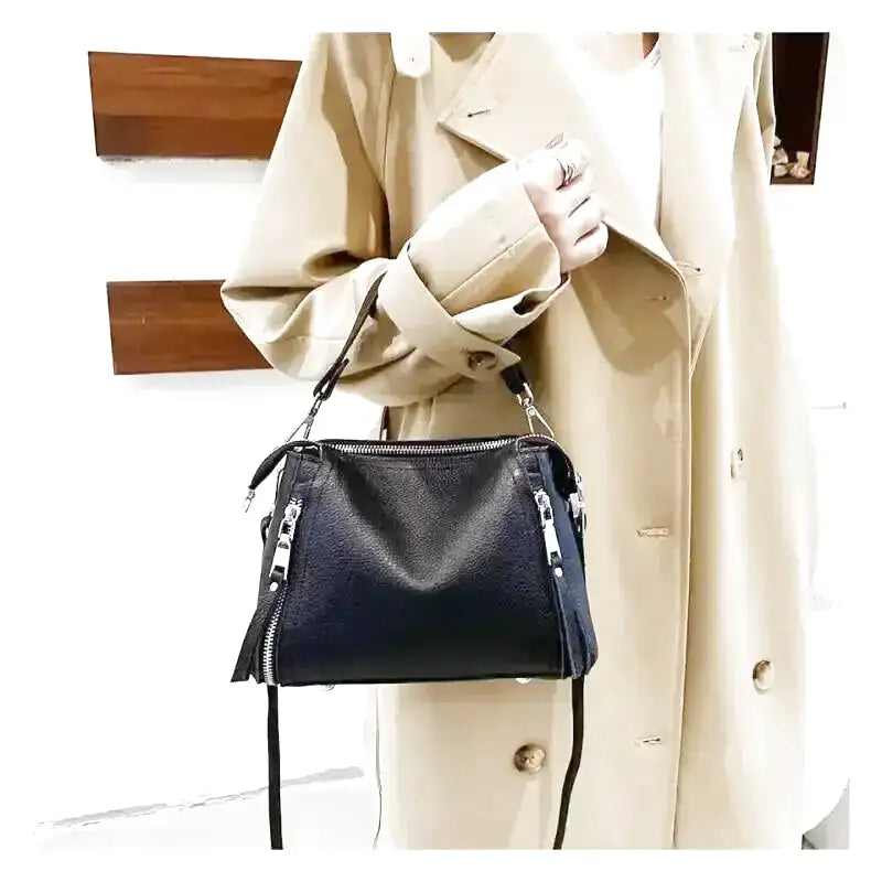 SOFIA - Sac à Main Bandoulière en Cuir Grainé