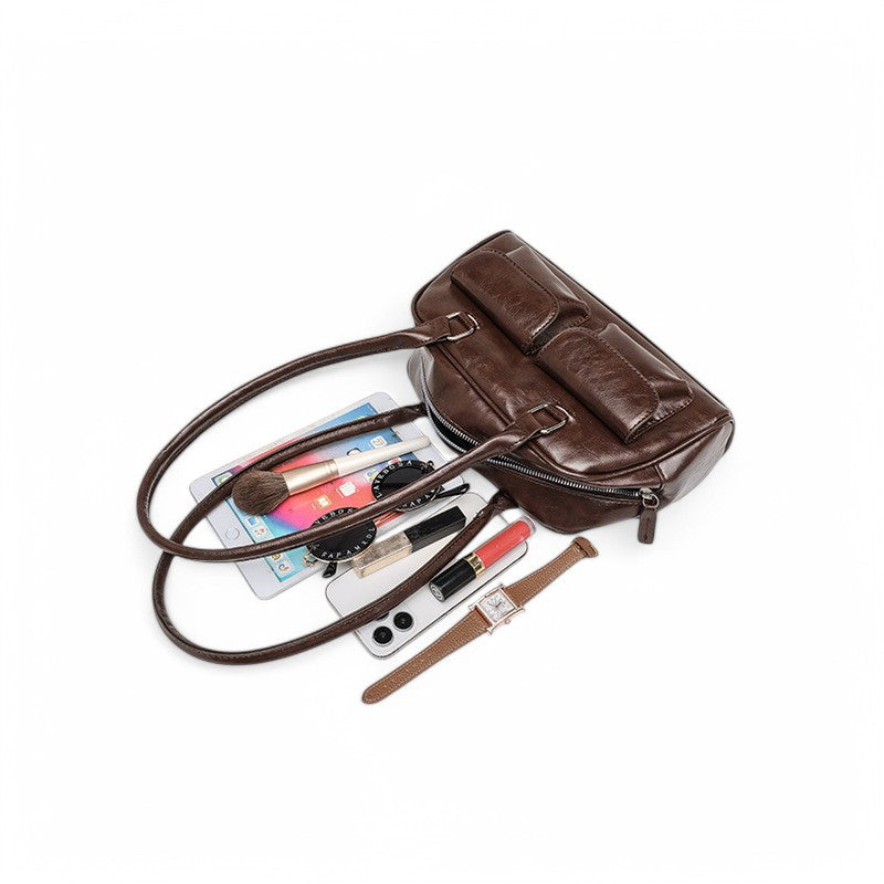 GARANCE - Sac à Main Elégant en Cuir Multipoches