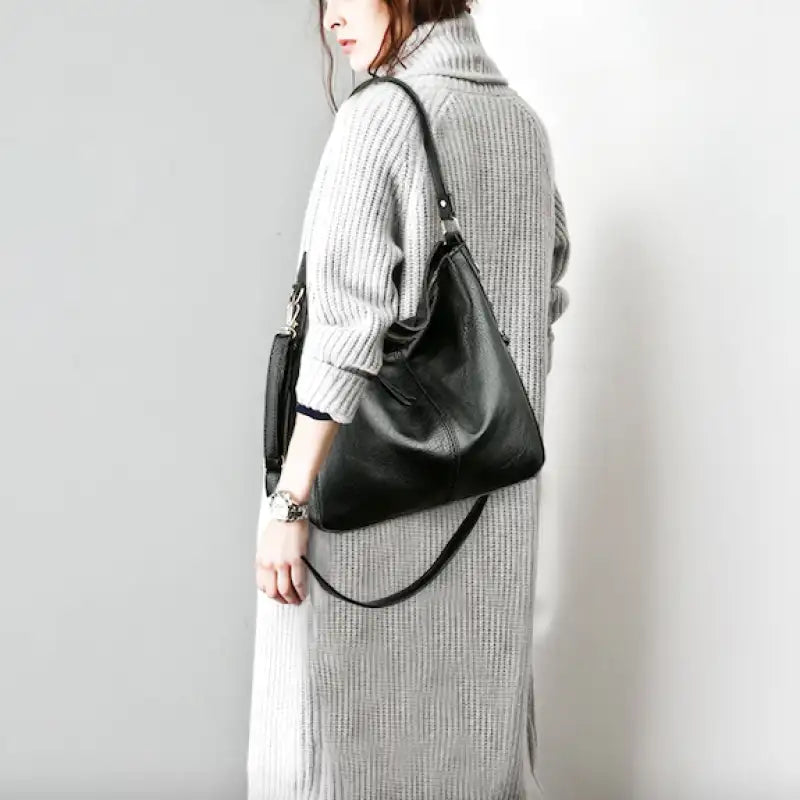 YUDITH - Sac à Main Large Bandoulière en Cuir