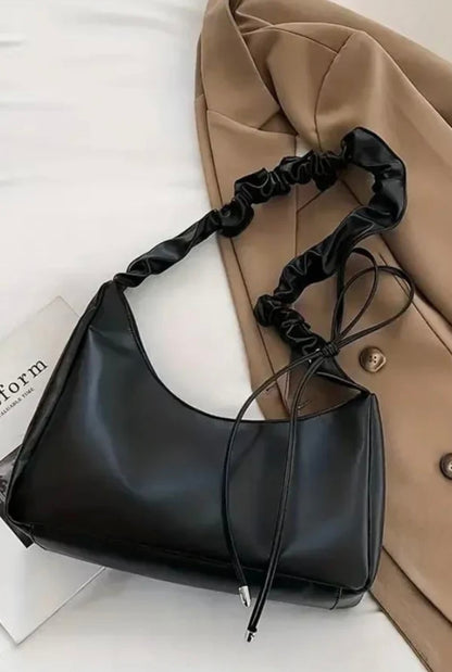 LILOU - Petit Sac à Main Rigide en Bandoulière