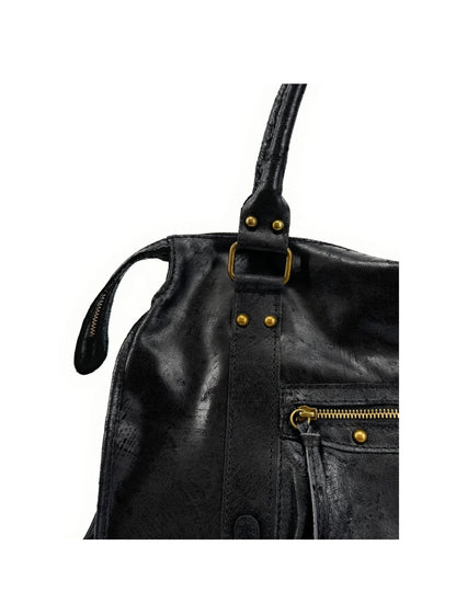 VAIA – Sac à main en cuir brossé italien