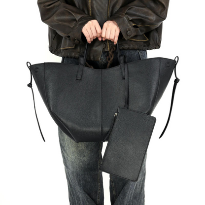 ÉLOISE - Grand Sac à main Cabas Cuir Grainé