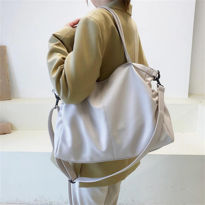 INES - Sac à Main de Cours en Cuir Souple