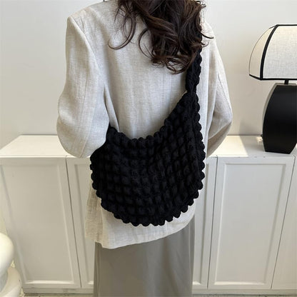 POUF - Sac à Main en Plaid à Bandoulière
