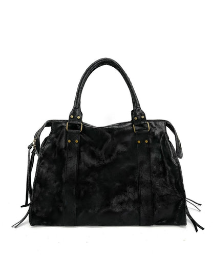 VAIA – Sac à main en cuir brossé italien
