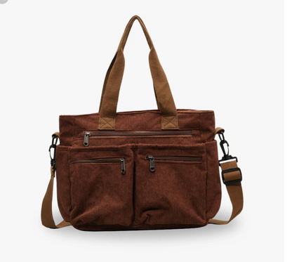 ALBANE - Petit Sac à Main Carré en Toile