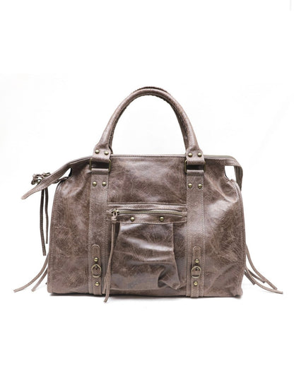 VAIA – Sac à main en cuir brossé italien
