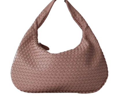 CLARA - Grand Sac à Main Tendance Tissé en Cuir