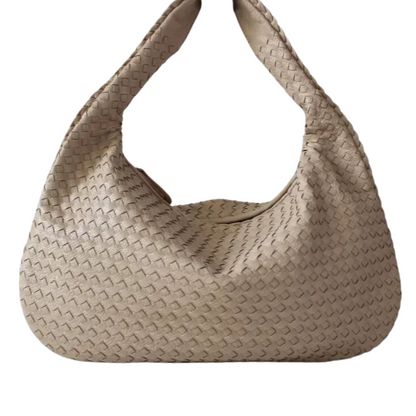 CLARA - Grand Sac à Main Tendance Tissé en Cuir