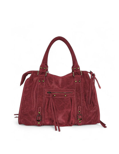 VAIA – Sac à main en cuir brossé italien
