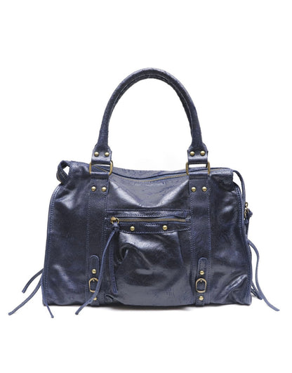 VAIA – Sac à main en cuir brossé italien