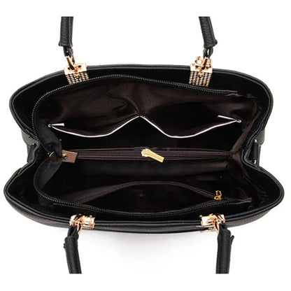 EUTERPE - Sac à Main Spacieux à Bandoulière en Cuir Grainé