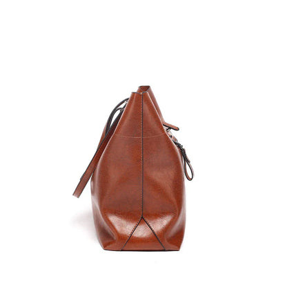 CATARINA - Sac à Main de Cours en Cuir Lisse