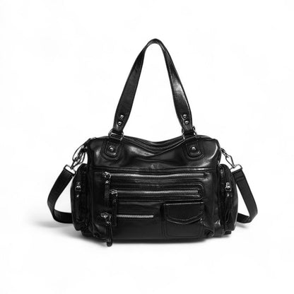 MARY - Sac à Main en Cuir Rétro Multipoches