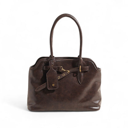 MALYA - Grand Sac à Main en Cuir Lisse