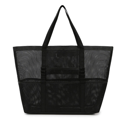 NELLY - Grand Sac à Main de Plage Transparent