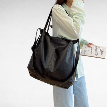 CANDICE - Grand Sac à Main Bandoulière en Cuir souple