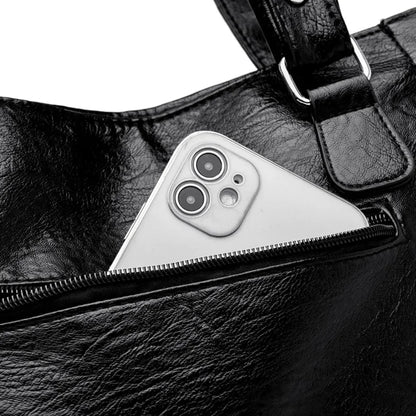 FUE - Sac à Main de Cours à Bandoulière en Cuir
