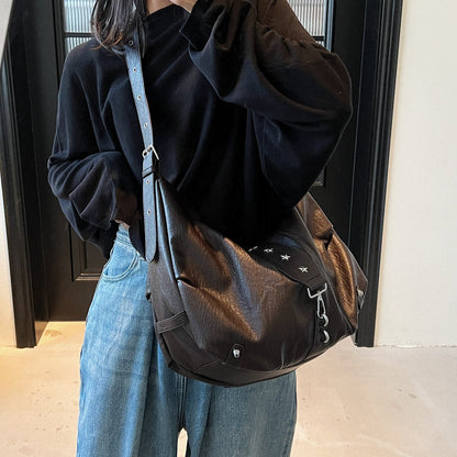 VANDEN - Sac à Main Besace de Cours en Cuir