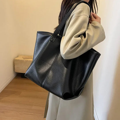 NALA - Grand Sac à Main Tote Bag Tendance en Cuir