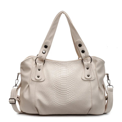 RUBI - Sac à Main de Cours en Cuir Écaillé
