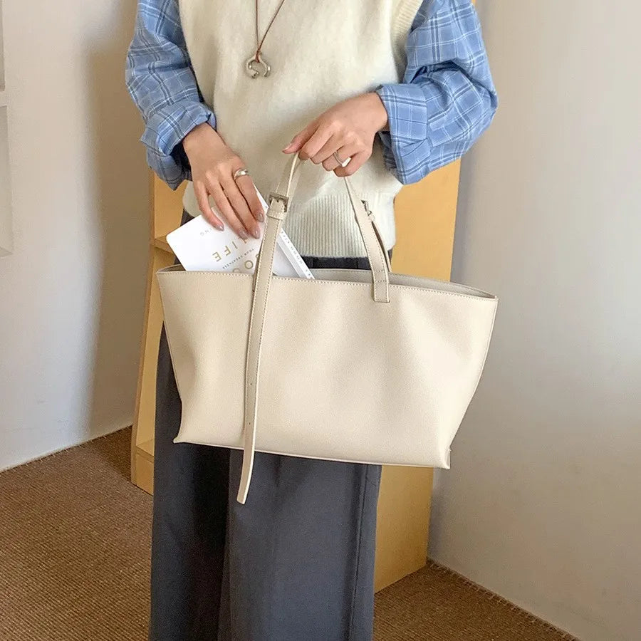 EDEN - Grand Sac à Main en Cuir Lisse