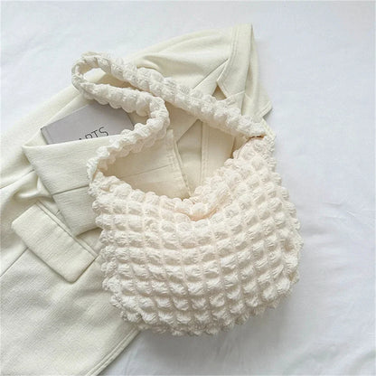 POUF - Sac à Main en Plaid à Bandoulière
