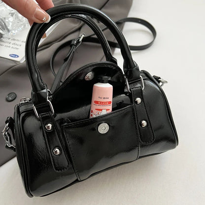 SANDY - Sac à Main en Cuir Vernis Élégant